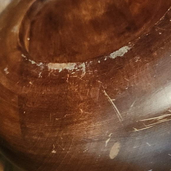 Wooden Bowl 9 Inch Diameter - Picture 12 of 13